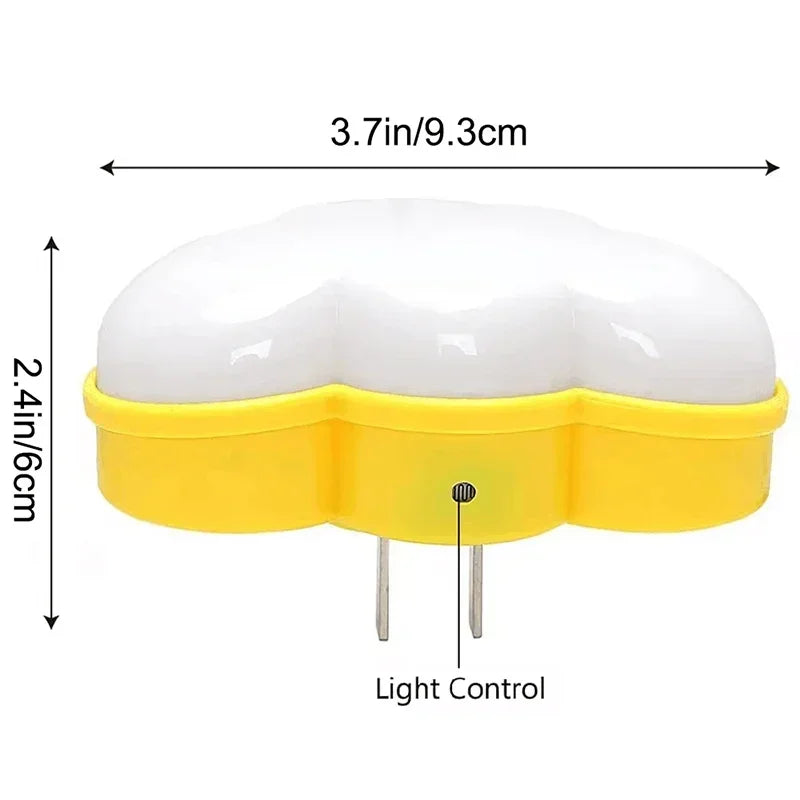 Cloud Night Light | Cute LED Plug-in Night Lamp for Kids and Adults