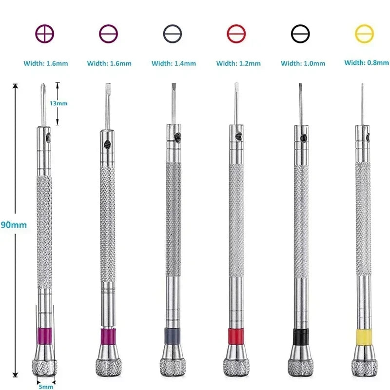 Mini Screwdriver Set for Watch Repair | 5-Piece Precision Tool Kit