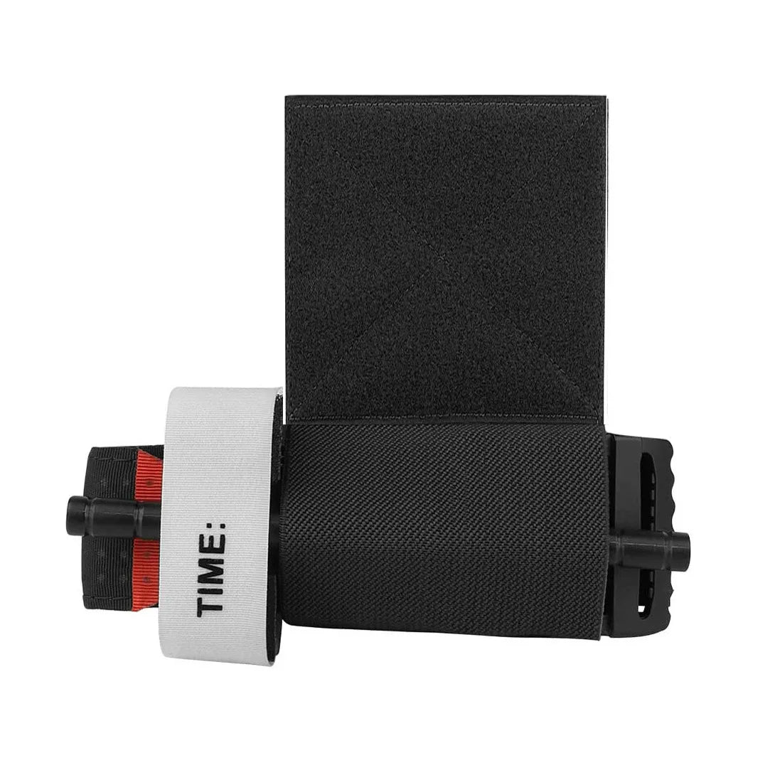 2pcs Elastic Tourniquet Holder with Hook and Loop | Tactical EDC Pouch for Vest Belt and Bag