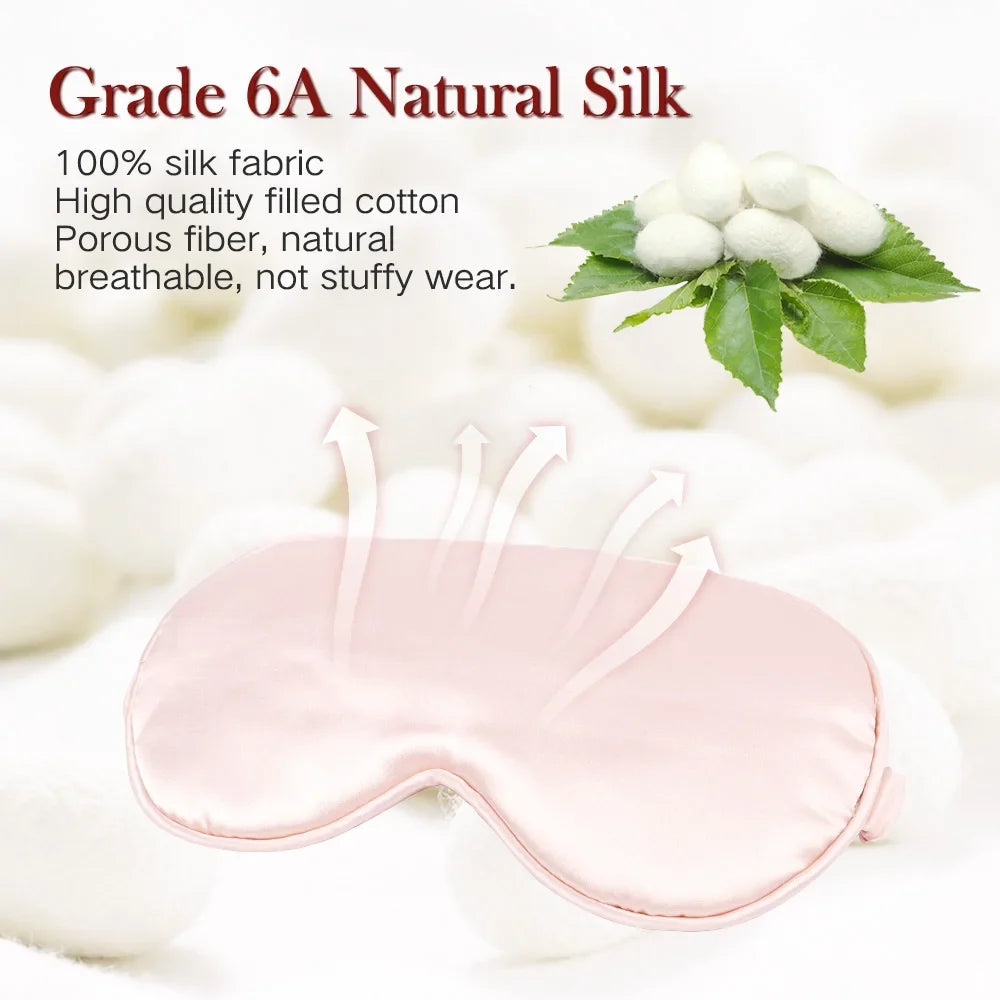 Imitated Silk Sleep Eye Mask | Soft Light Blocking Travel Eyeshade