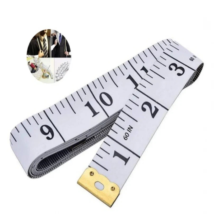 Fiberglass Tape Measure 2m | Soft Sewing Ruler with Dual Scale