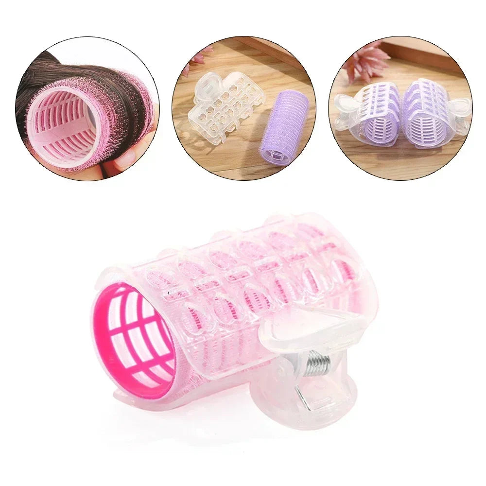 3pcs/pack Air Bangs Curling Roller Hair Rollers Bang Roll Curler Plastic Self-adhesive Hair Curling Hairdressing Tools