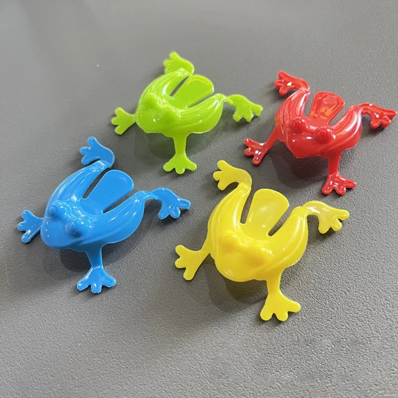 12pcs Jumping Frog Toy Set | Stress Relief Bounce Frogs for Kids and Adults