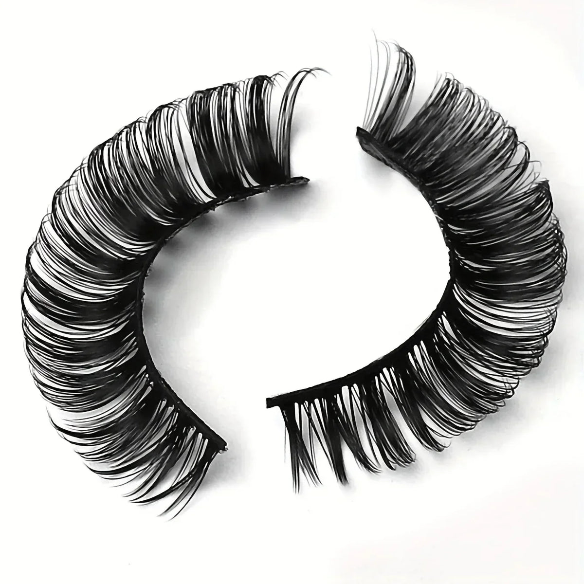 10 Pairs Russian Strip Lashes DD Curl | Fluffy Wispy Faux Mink Lashes Pack