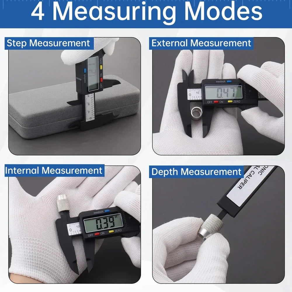 1PC Mini Plastic Vernier Caliper | 0 to 150mm Student Measuring Tool