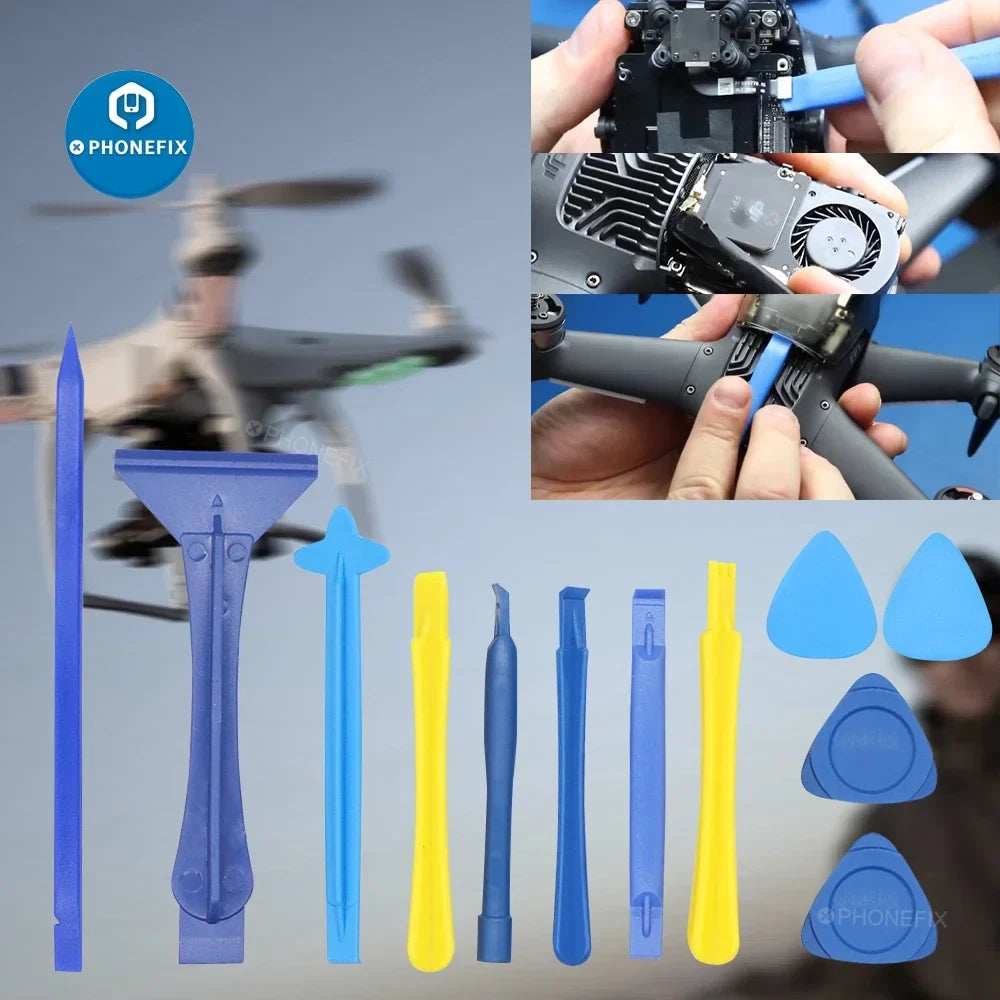 12 in 1 Plastic Pry Tool Kit | Phone and Tablet Screen Repair Opening Tool Set