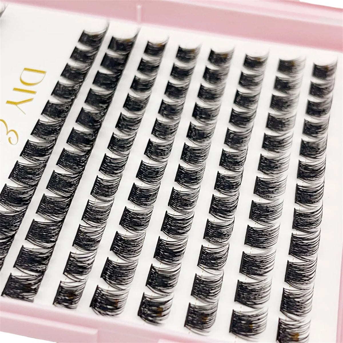 384pcs Individual Lashes Eyelash Book Clusters | DIY Cluster Eyelash Extensions for Home Use