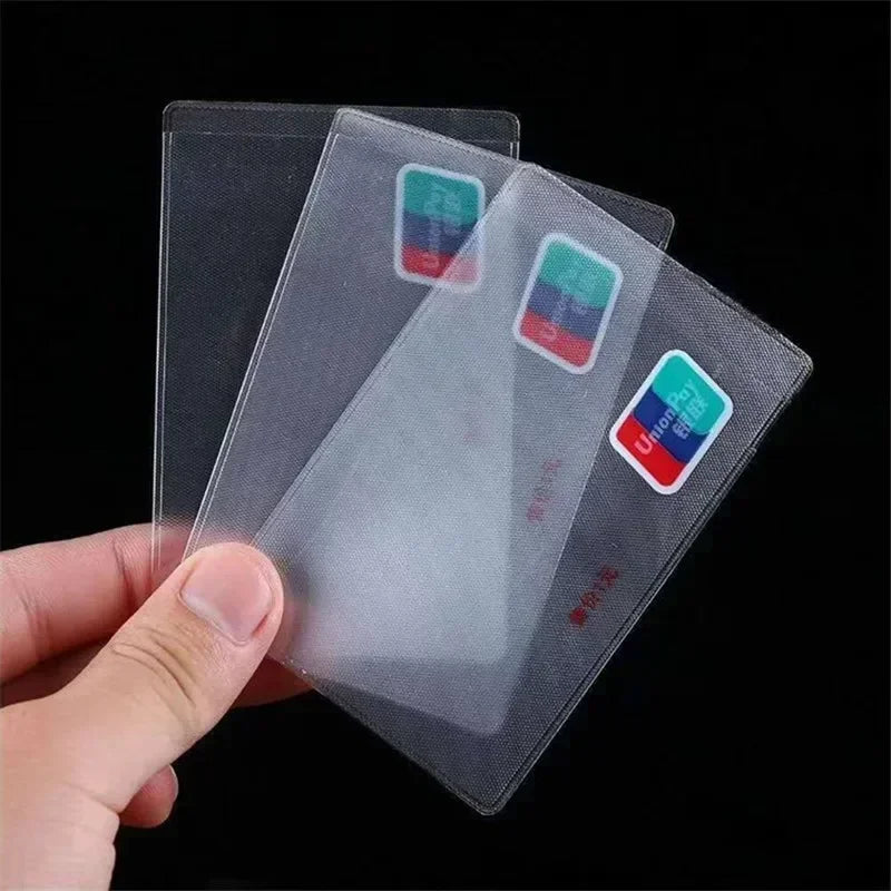 Transparent PVC Card Holder | Waterproof ID Badge Cover