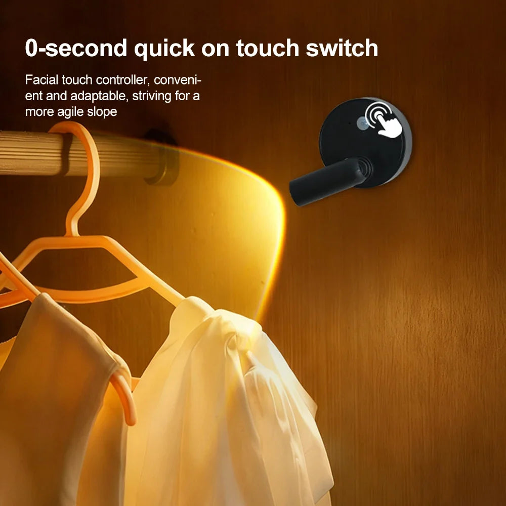 Magnetic USB Rechargeable LED Wall Light | Dimmable Touch Switch Reading Lamp