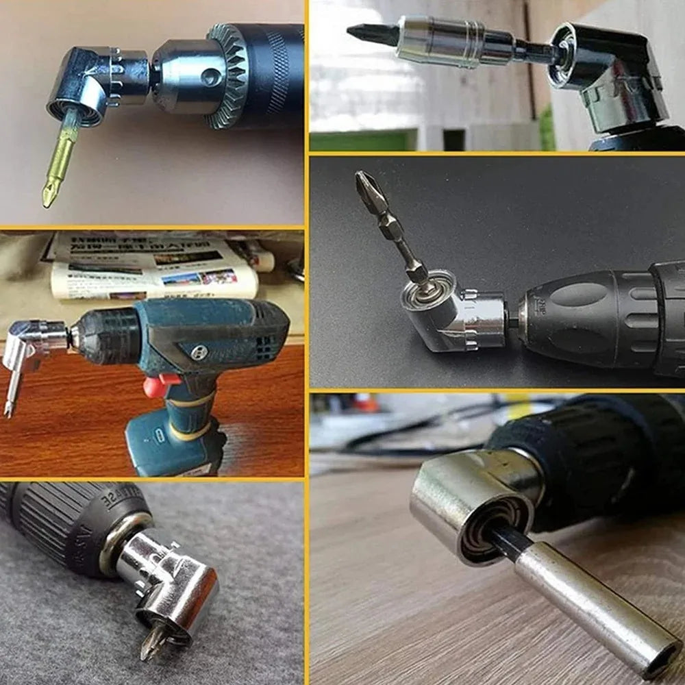 STONEGO 105 Degree Angle Extension Screwdriver Bit Holder | Right Angle Drill Attachment