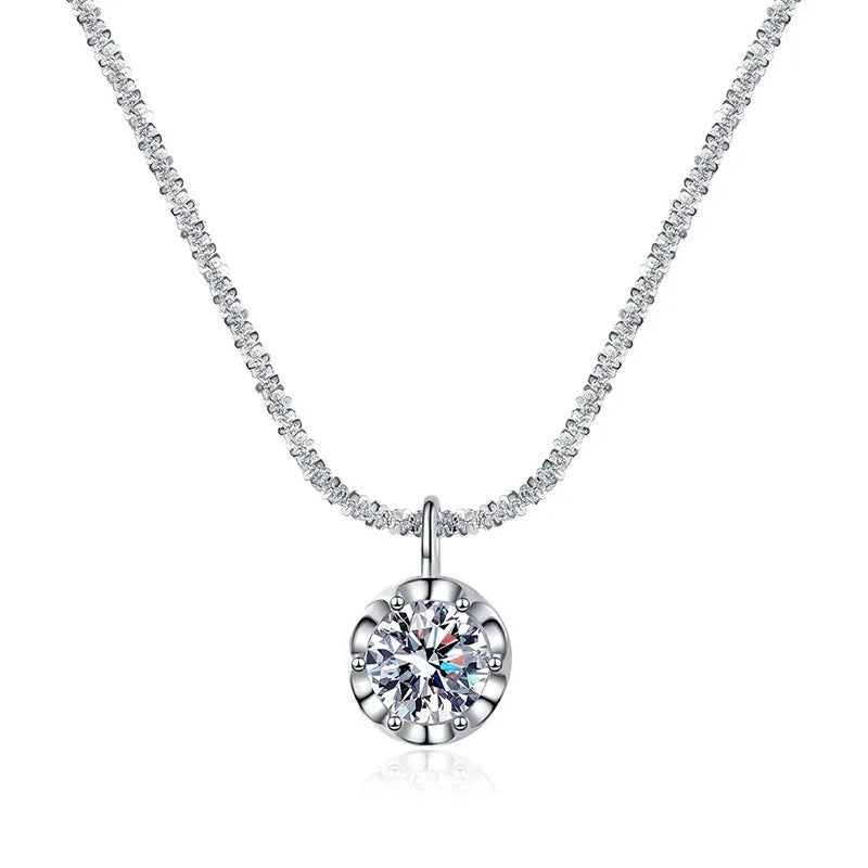 Andara Luxury 925 Sterling Silver AAAAA Zircon Pendant Necklace Fashion Italian Silver Necklace Women Jewelry