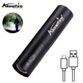 Mini Zoom Rechargeable Flashlight | Compact EDC Light for Camping and Emergencies