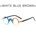 1PCS 26New Reading Glasses Man Woman High Quality Retro Circle Unisex Readers Fashion Trend Color Blocking Reading Eyeglasses