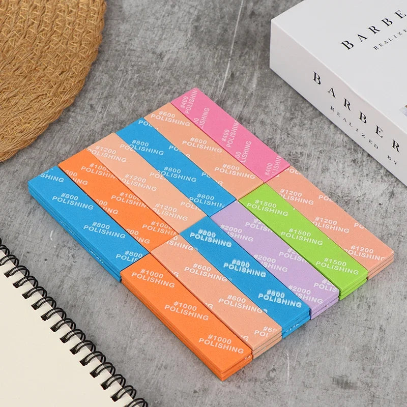 9pcs Semi-rigid Sanding Sticks | Model Making Tool Set for Plastic Polishing and Hobby DIY