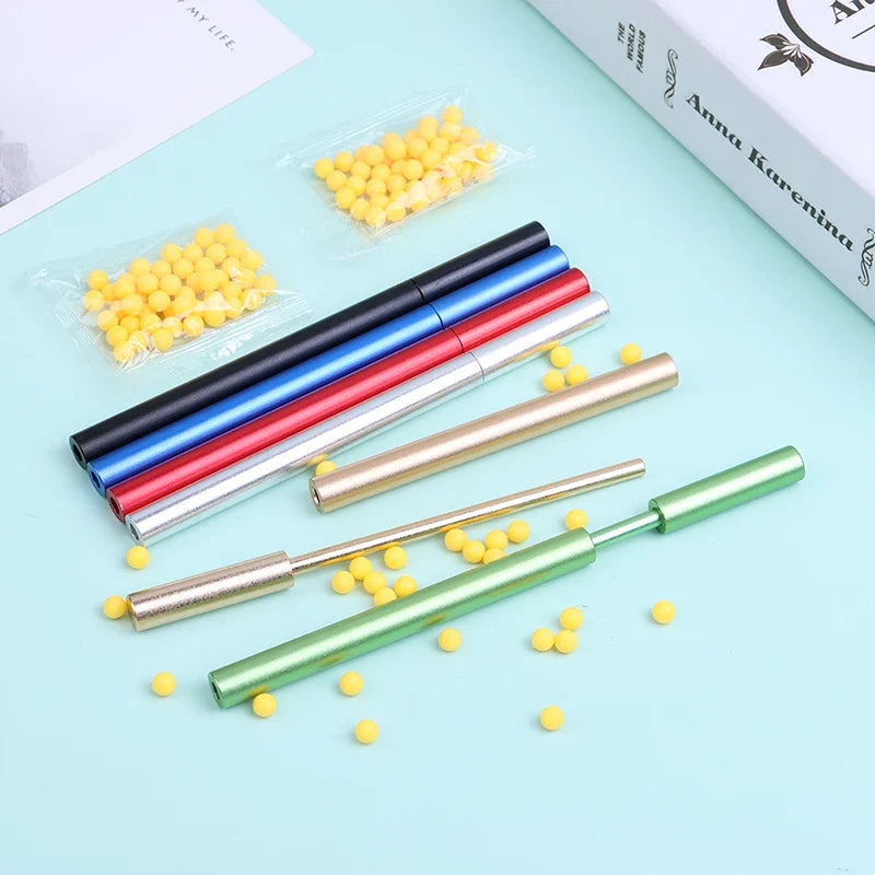 Soft Pinball Launcher Guns | Safe Crackling Toy for Kids Party Fun