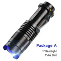 UV LED Flashlight 395nm Blacklight | Portable Pet Urine Detector & Scorpion Finder