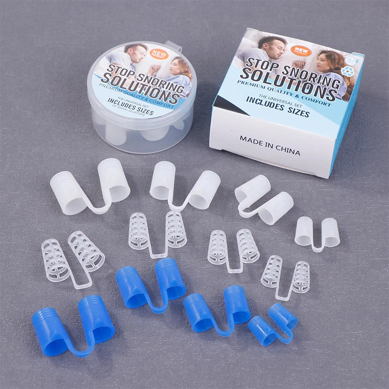 4/8Pcs Anti-Snoring Nasal Strips Starter Kit | Nasal Breathing Dilators for Better Sleep and Sports