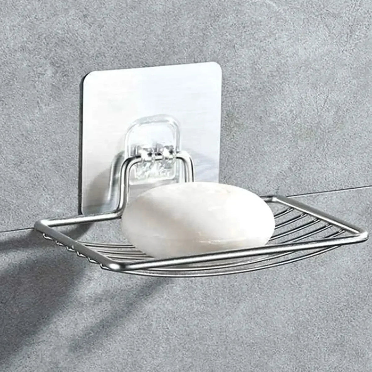 Stainless Steel Soap Rack | Wall Mounted Soap Dish with Drainage Tray