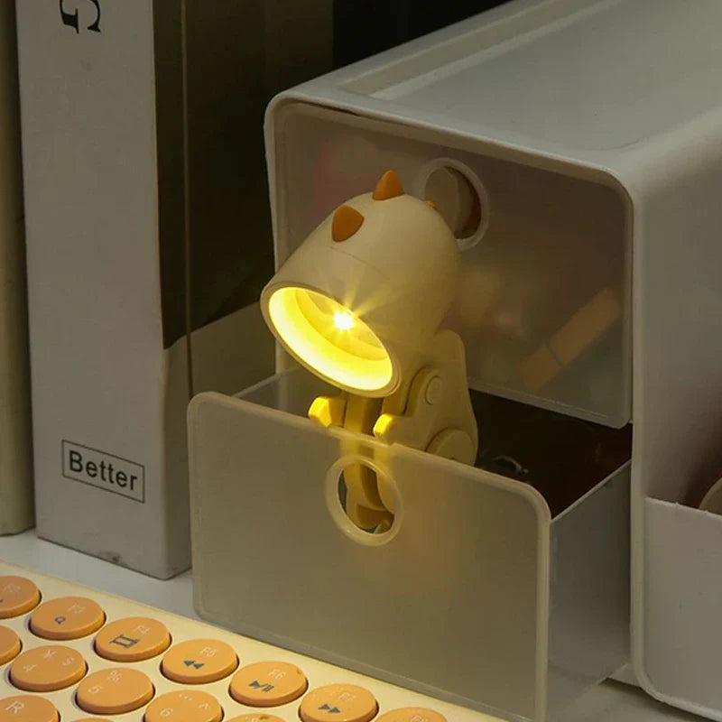 Mini Dinosaur Night Light | Battery-Powered LED Lamp for Kids