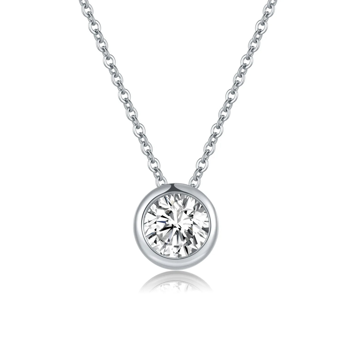 925 Silver Necklace Zircom for Women 18k Gold Plated Jewelry Pendant Birthday Party Gift Jewelry Sterling Silver