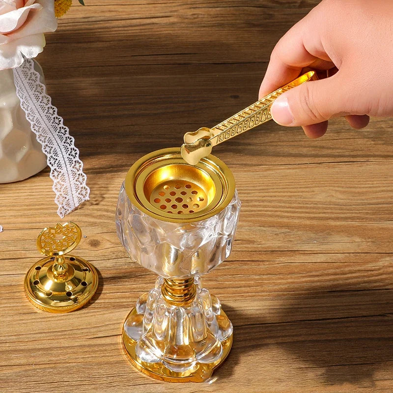 Gold Electroplated Aromatherapy Clip | Solid Spice Fragrance Accessory