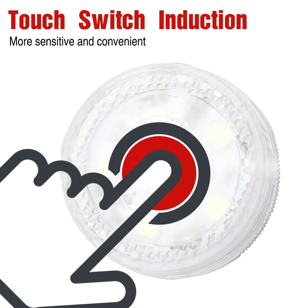 2X LED Touch Light | Portable Car Interior and Closet Night Reading Lamp