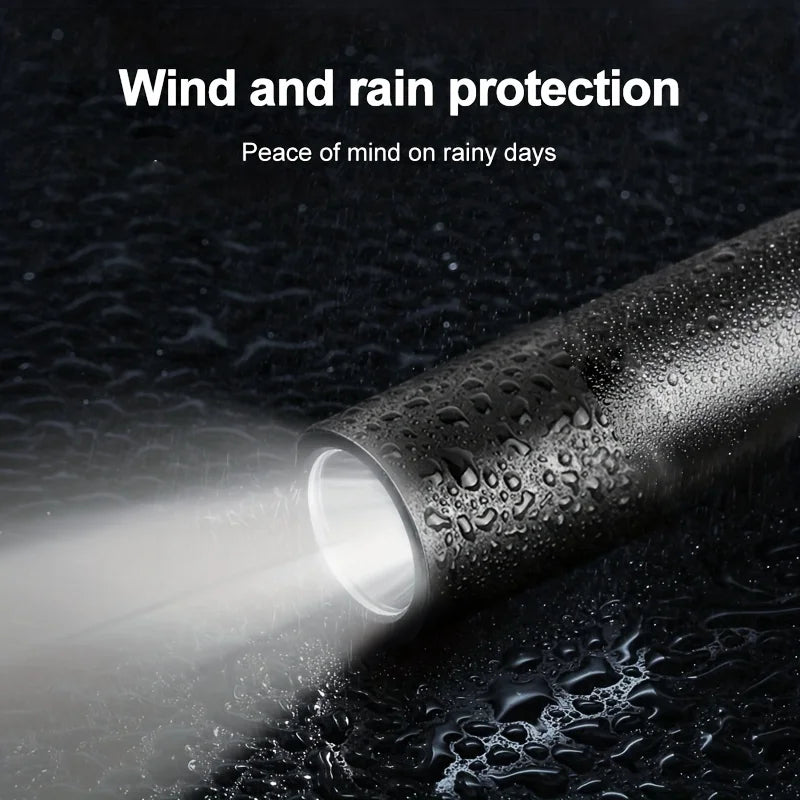 Mini LED Flashlight Q5 Zoom | 400LM Rechargeable Waterproof Torch
