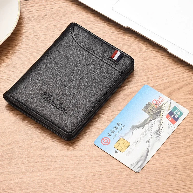 Ultra Thin Men's Wallet | Vertical Small Card Holder