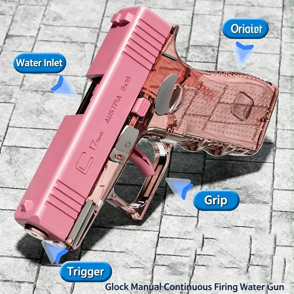 Mini Water Gun Pistol | Continuous Shooting Toy for Summer Outdoor Fun