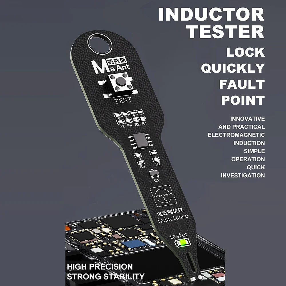 M093 Inductance Tester Motherboard Coil Tester | Inductor Detector Repair Tool with Electromagnetic Induction