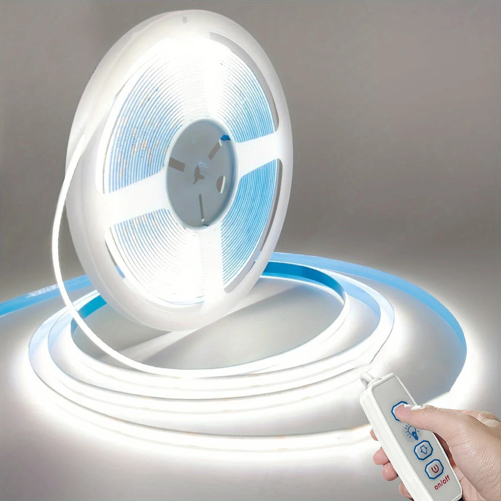 USB 5V COB LED Strip Lights | Dimmable Flexible Ribbon for Home Lighting