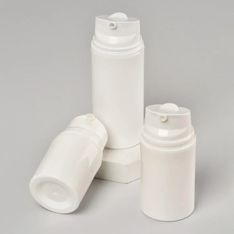 30-150ml Vacuum Pump Bottles | Empty Refillable Travel Dispensers for Creams, Lotions, and Gels