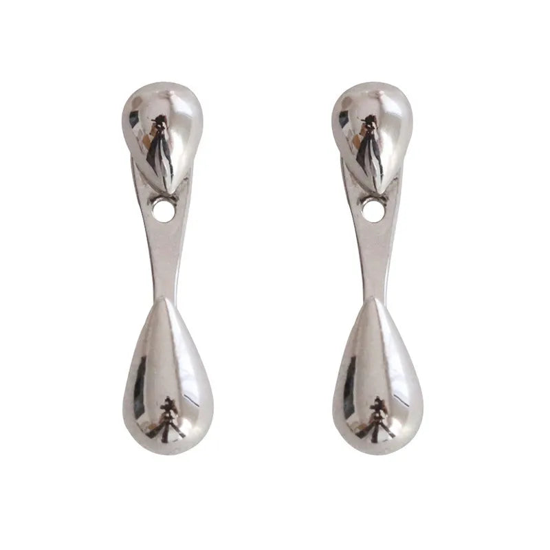 FTCY Water Drop Earrings | Irregular Geometry Claw Stud Earrings for Women