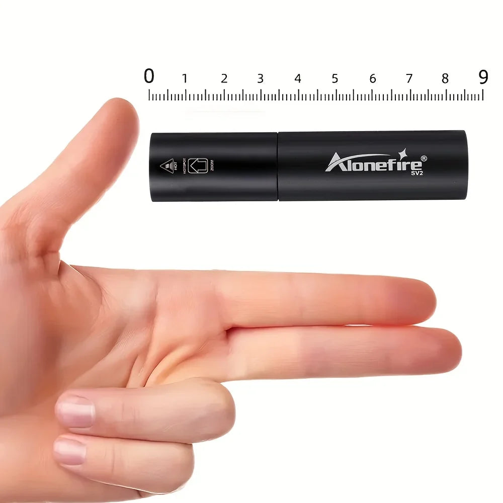 Mini Zoom Rechargeable Flashlight | Compact EDC Light for Camping and Emergencies