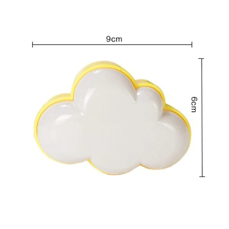 LED Cloud Night Light with Motion Sensor | Smart Plug-in Night Lamp for Kids Bedroom