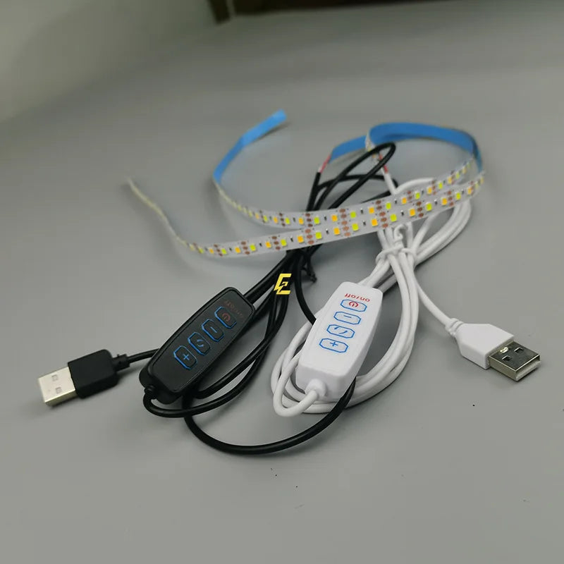 5V USB Light Painting Strip | Two-Color Temperature LED with Stepless Dimming