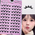Self Adhesive Glue-free lash Clusters Fake Eyelashes Segmented Home DIY Individual HandMade Soft Eyelash Extensions