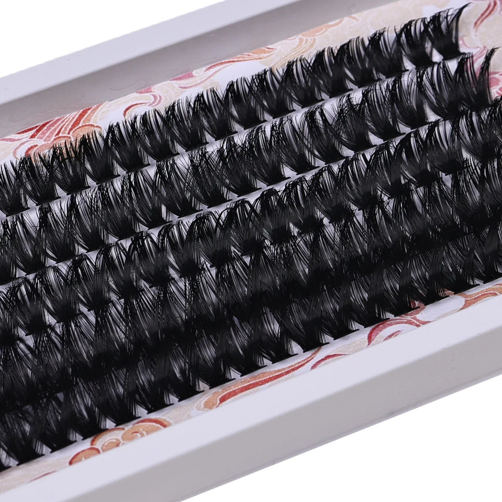 100Pcs 80D Mixed Tray Individual Lashes 3D Russia Volume Eye Lashes Soft Natural Lashes Fake Lash Cluster False Eyelashes
