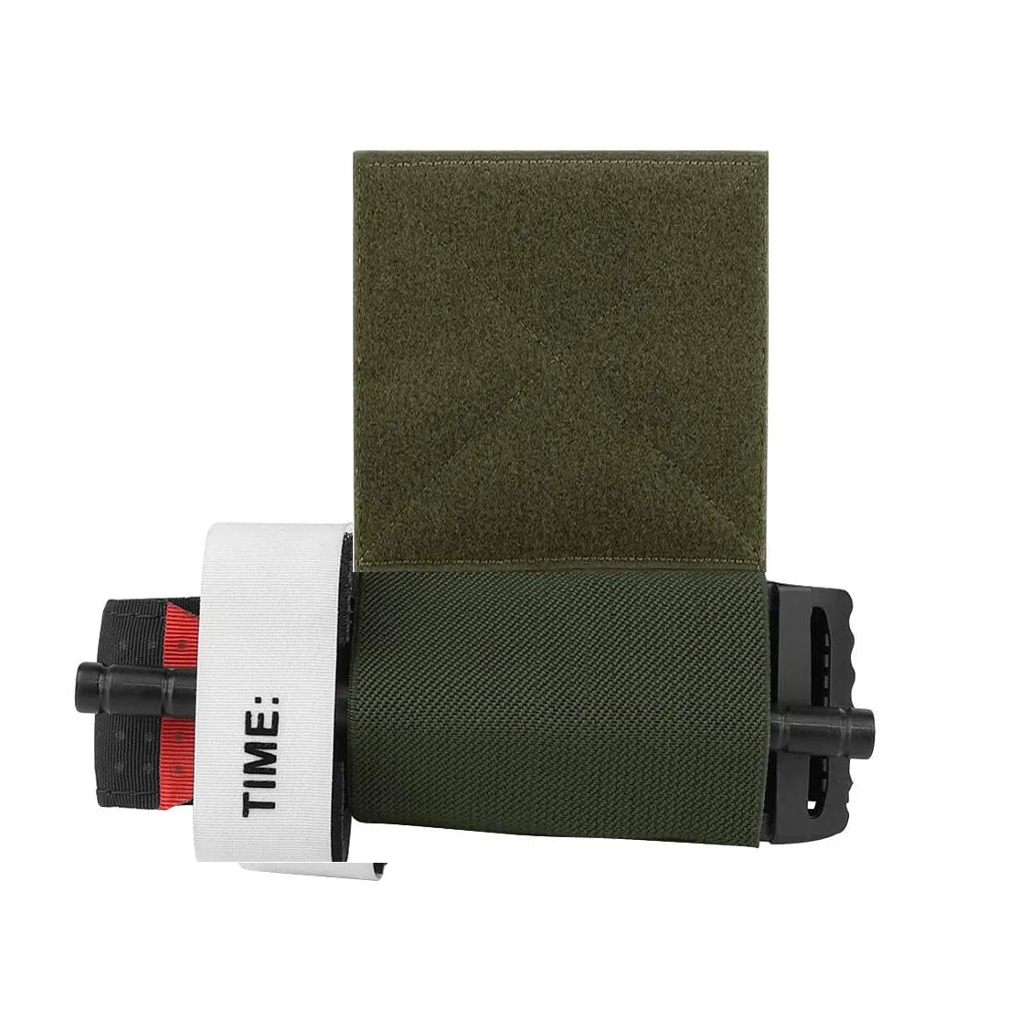 2pcs Elastic Tourniquet Holder with Hook and Loop | Tactical EDC Pouch for Vest Belt and Bag