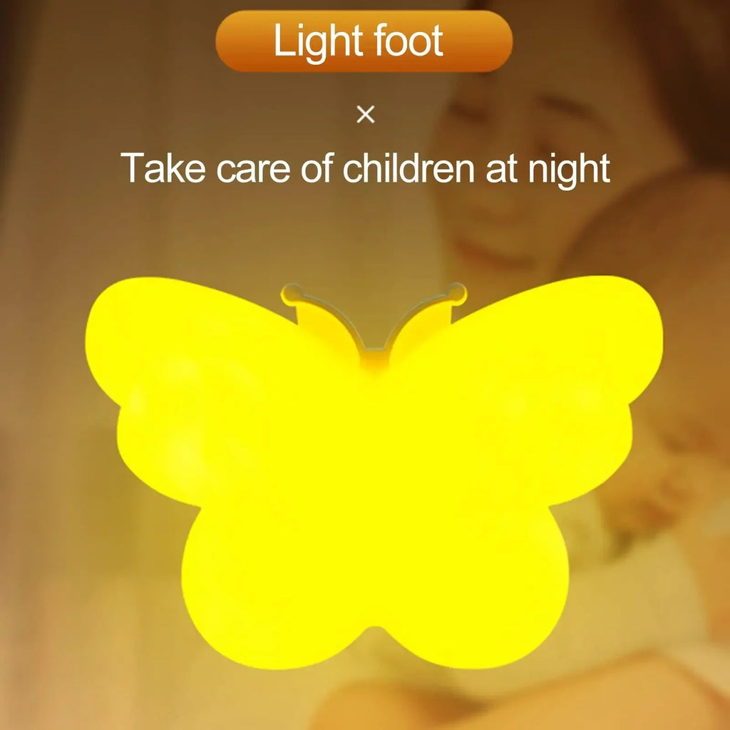 Butterfly LED Night Light | Smart Sensor Plug-in for Room Decor