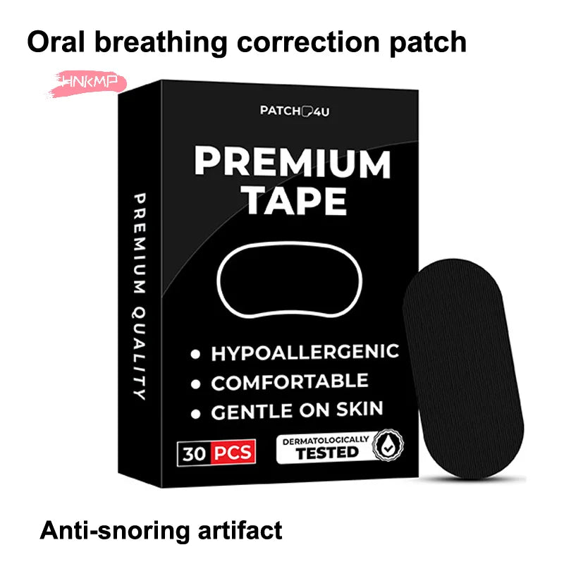 Sleep Mouth Tape for Snoring | 30 Gentle Strips for Nasal Breathing