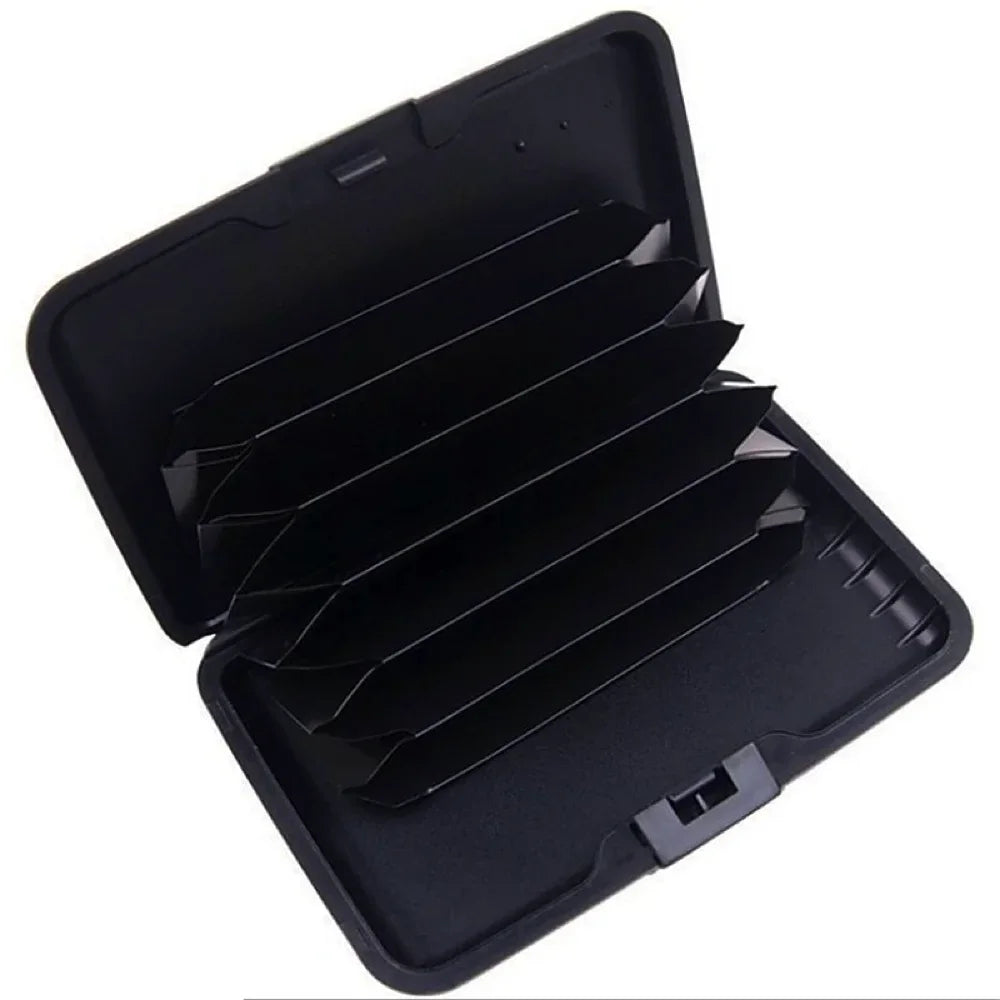 Metal Credit Card Holder Wallet | Slim Waterproof Card Protector