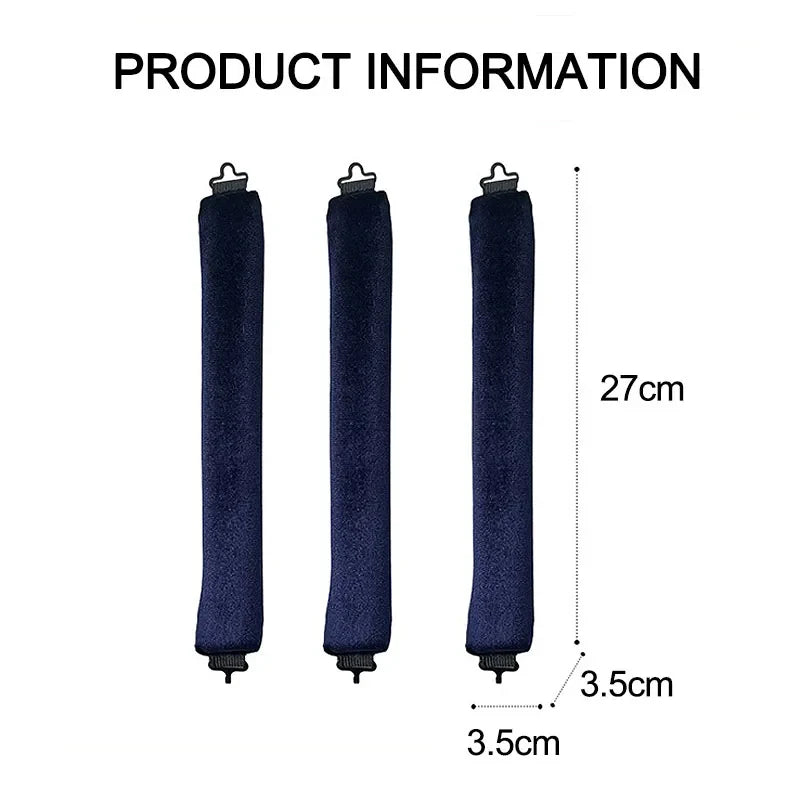 Heatless Hair Curlers Curling Rod Lazy Curls with Hook Headband No Heat Hair Rollers Sleeping Soft Flexi Rod Hair Tools ZXFAJ01