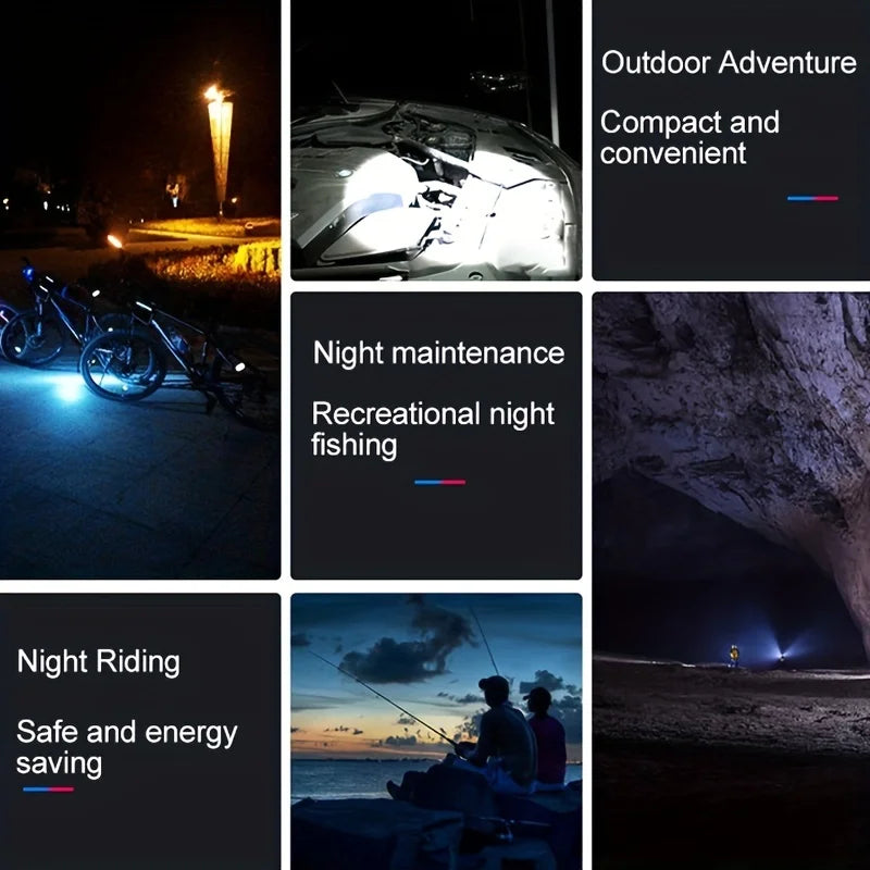 Mini LED Flashlight Q5 Zoom Focus | Rechargeable 400LM Torch for Camping and Fishing