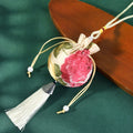 Chinese Style Embroidery Tassel Gift Pouch | Lotus Scented Sachet Bag