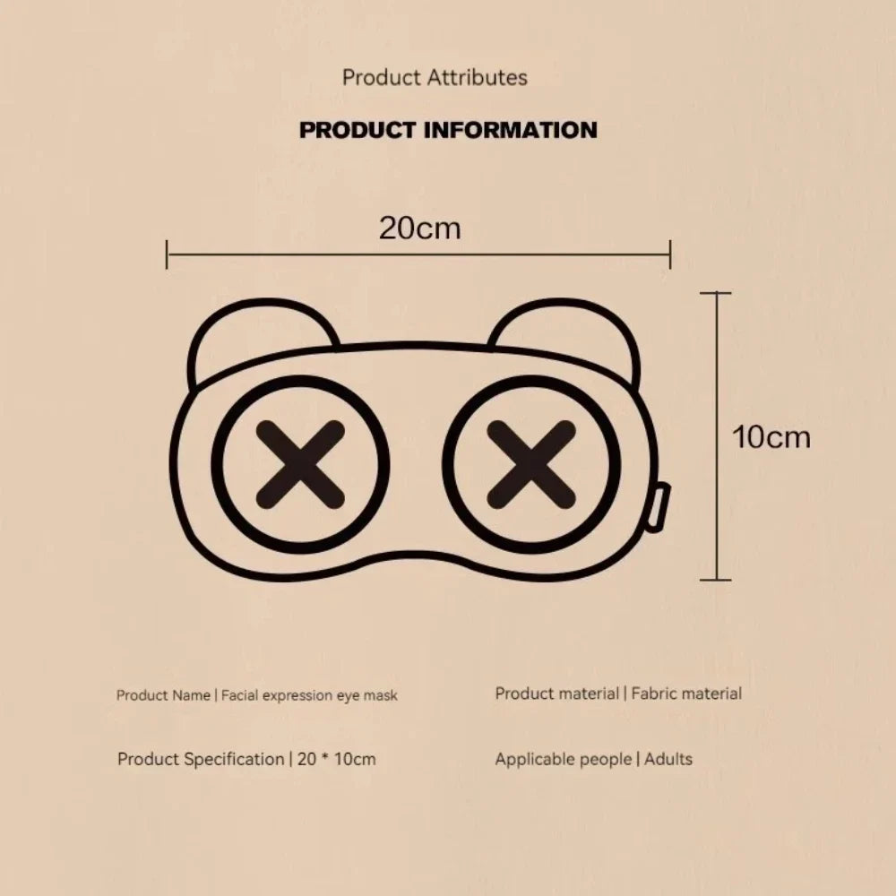 Cute Sleep Eye Mask for Kids and Students | Light Blocking Sleep Aid