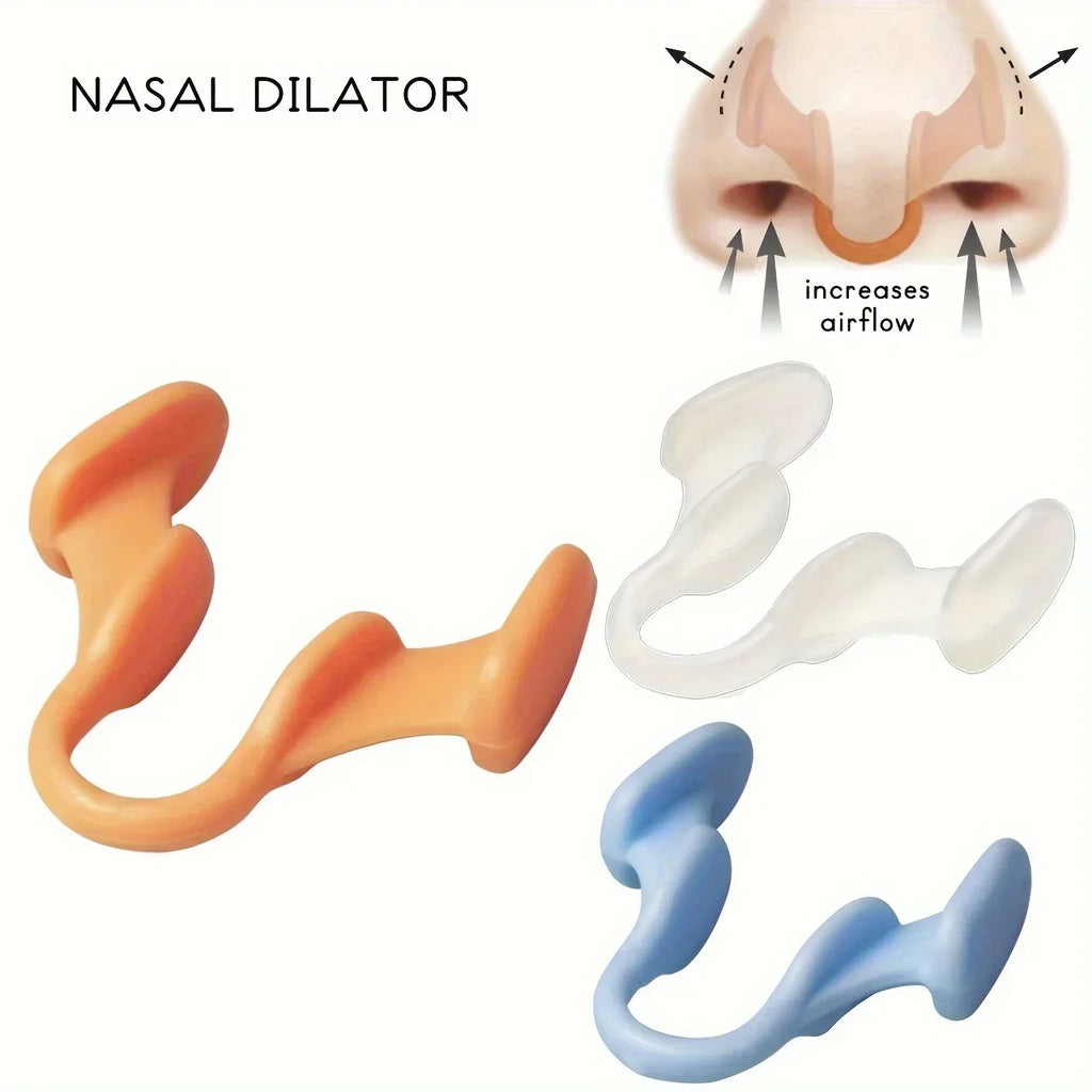 Silicone Nose Expanders for Snoring Relief | Battery-Free Sleep Aid