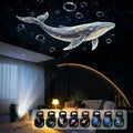 Ocean USB Projector Night Light | 8 Replaceable Lamp Sheets for Ambient Home Ceiling Lighting