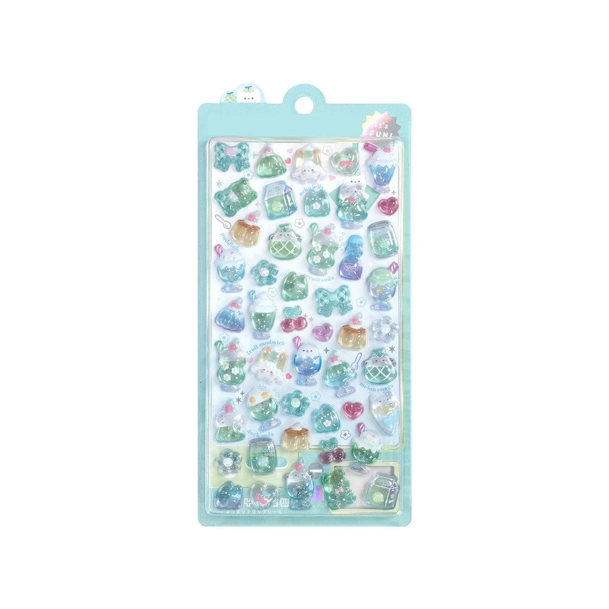 3D Food Stamping Seal Sticker | Japanese Anime Decorative Craft Stickers for Kids