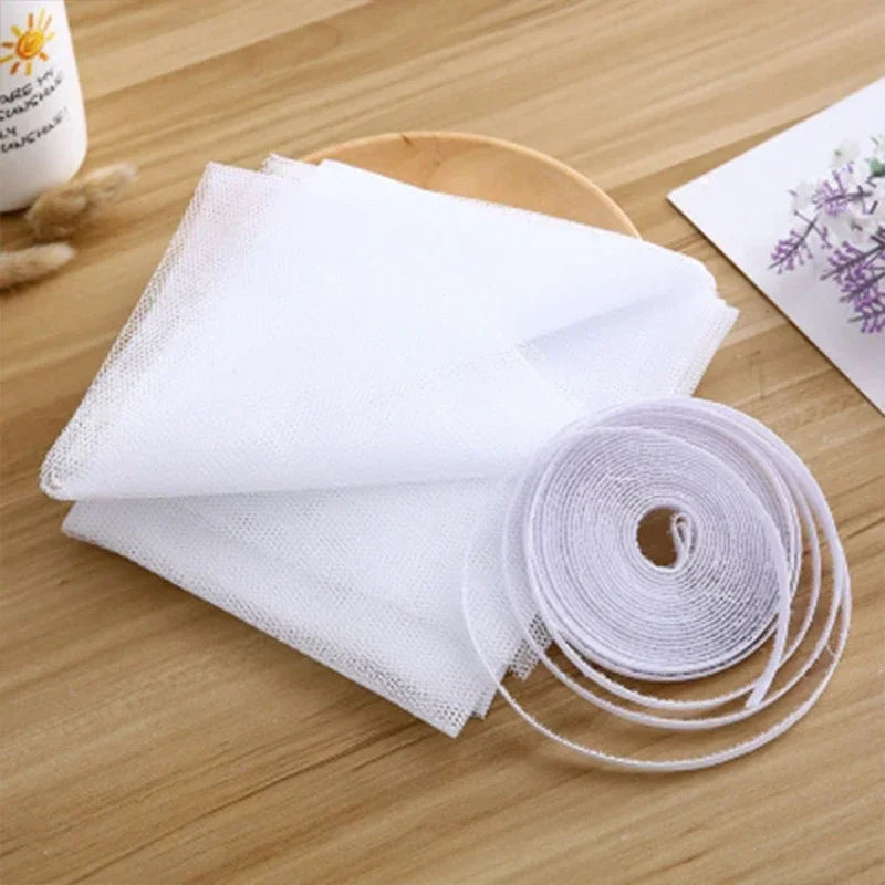 Self-Adhesive Mosquito Net Window Screen | DIY Insect Mesh for Doors and Windows